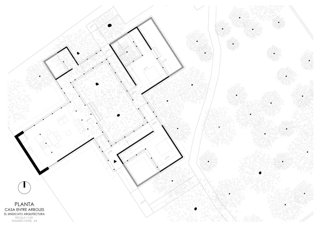 a forma segue o existente 20 casas moldadas para preservar as arvores locais 15 result
